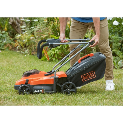 36V Cordless 2.5Ah 33cm Compact Mower BCMW3336L1 BLACK+DECKER