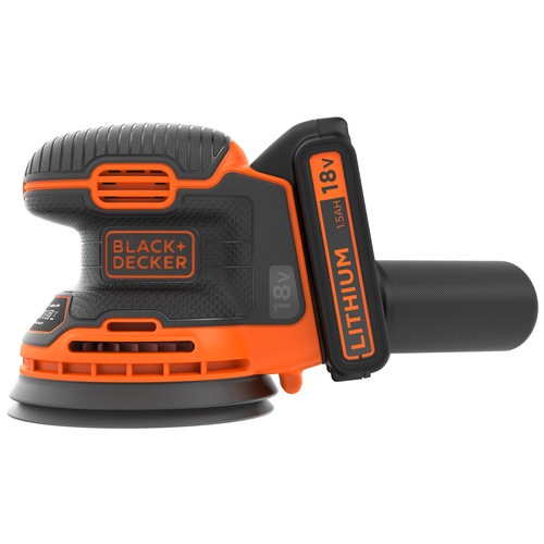 18V Lithiumion Cordless Random Orbital Sander with battery BDCROS18