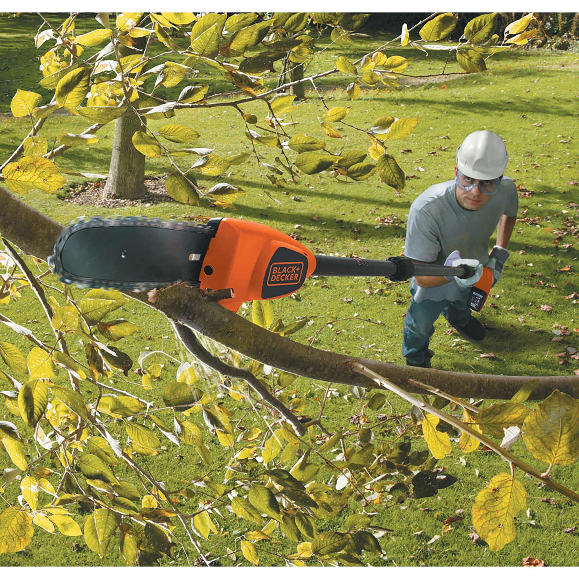 Black and decker pole outlet saw 18v battery